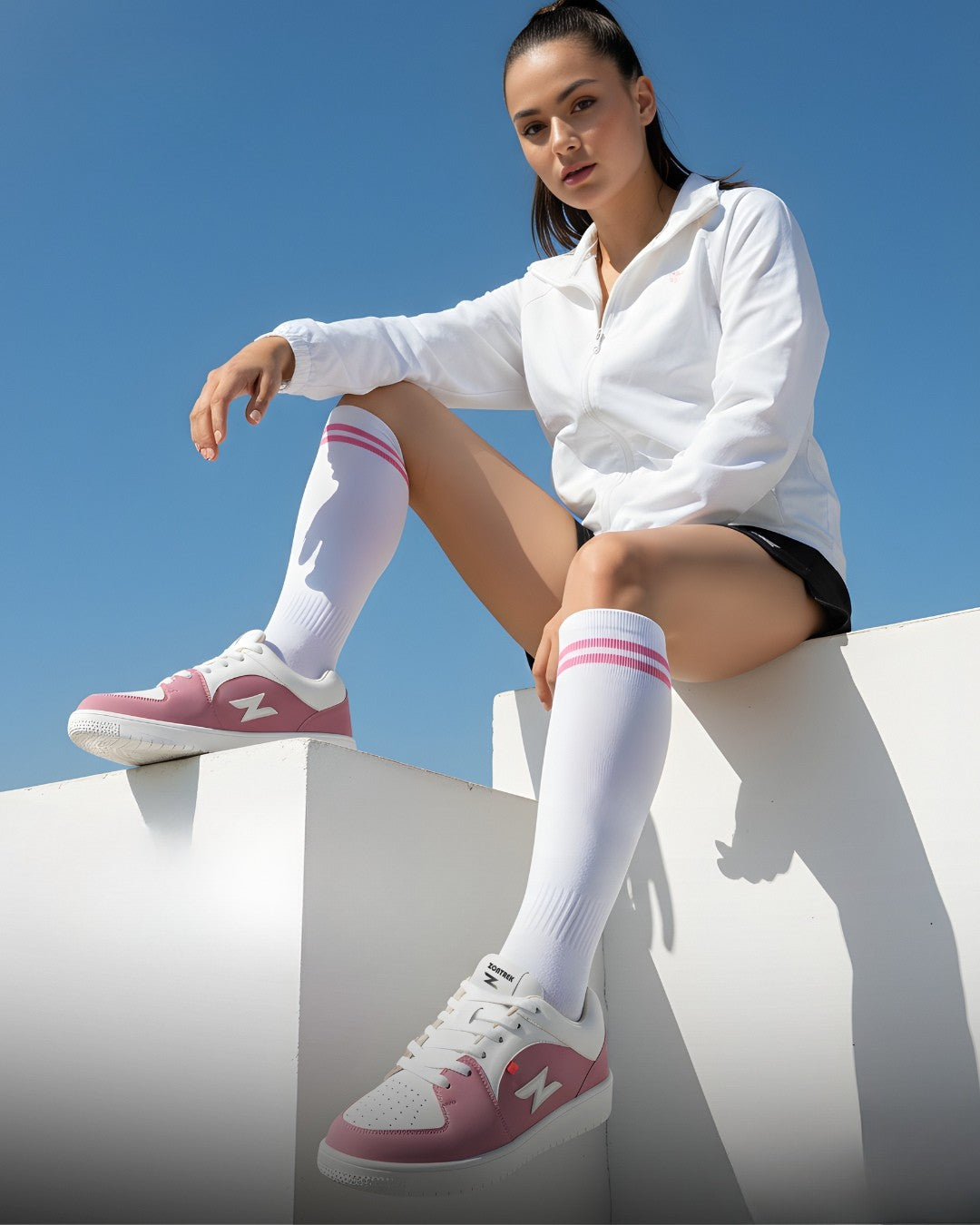 Trendy women’s vegan sneakers designed with eco-conscious, durable materials