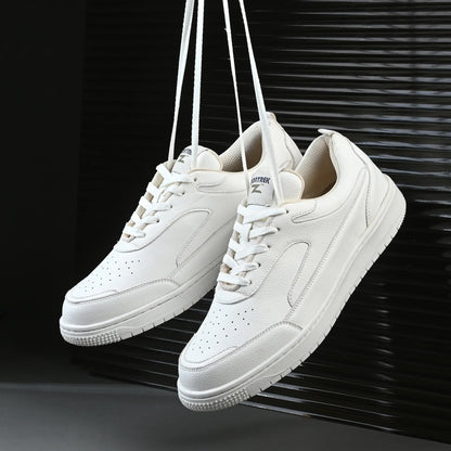 ZONTREK Rider Men’s All-White Vegan Sneaker – Sleek Minimalist Design, Rubber Sole, Premium Budget Casual Shoe India