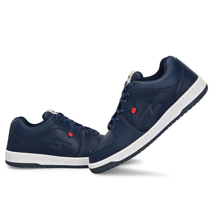 ZONTREK Samba Blue Men’s Sneaker – Blue Vegan Upper, Durable Rubber Sole, Trendy Casual Footwear India