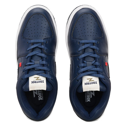 ZONTREK Samba Blue Men’s Sneaker – Blue Vegan Upper, Durable Rubber Sole, Trendy Casual Footwear India