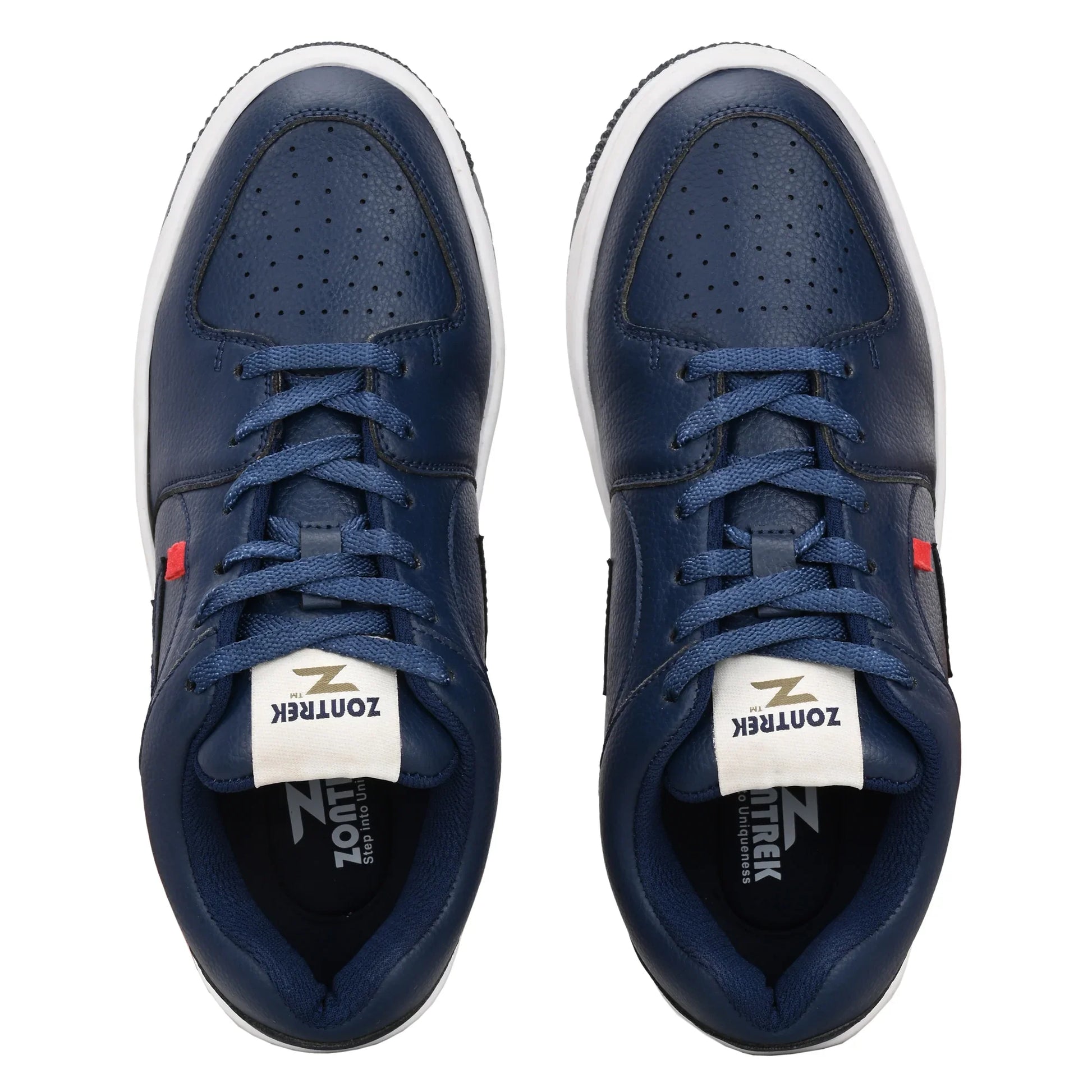 ZONTREK Samba Blue Men’s Sneaker – Blue Vegan Upper, Durable Rubber Sole, Trendy Casual Footwear India