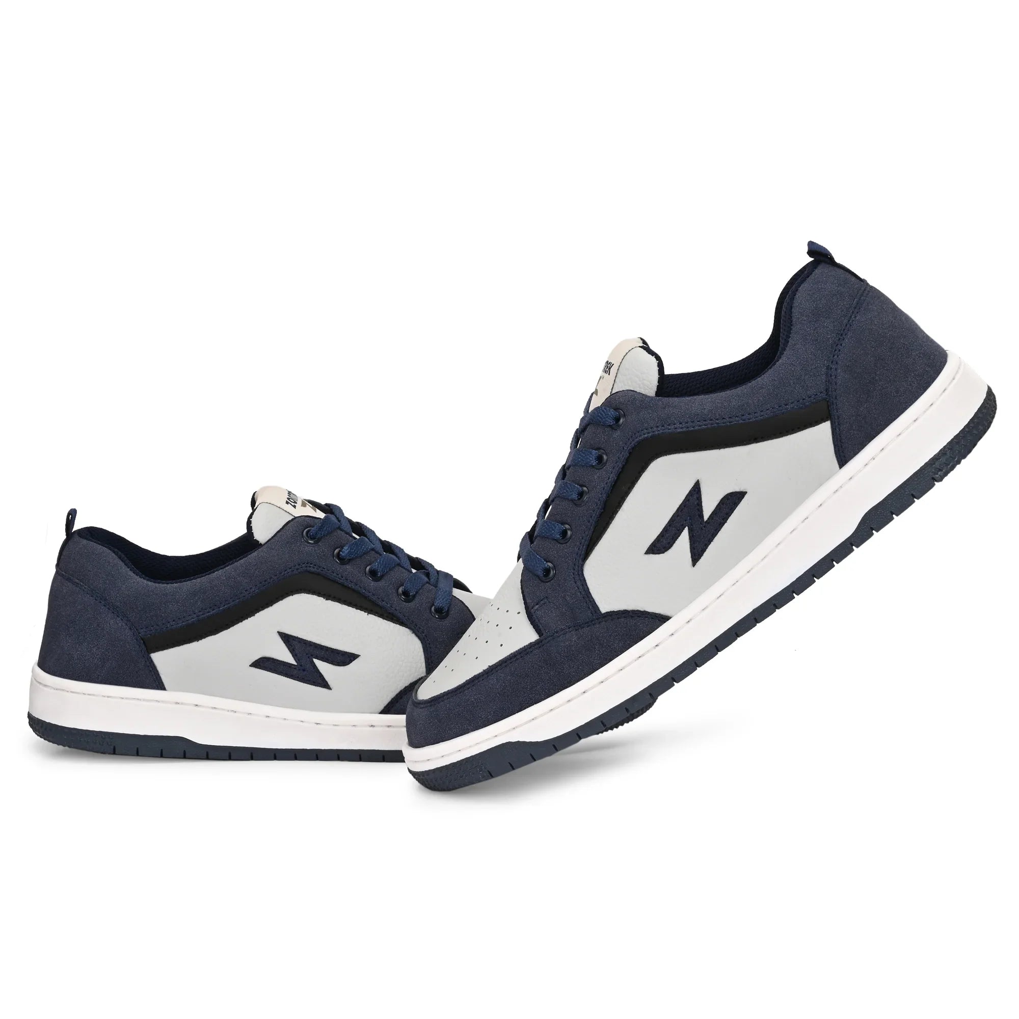 ZONTREK Tokyo Blue & Grey – Vegan Street Sneakers India