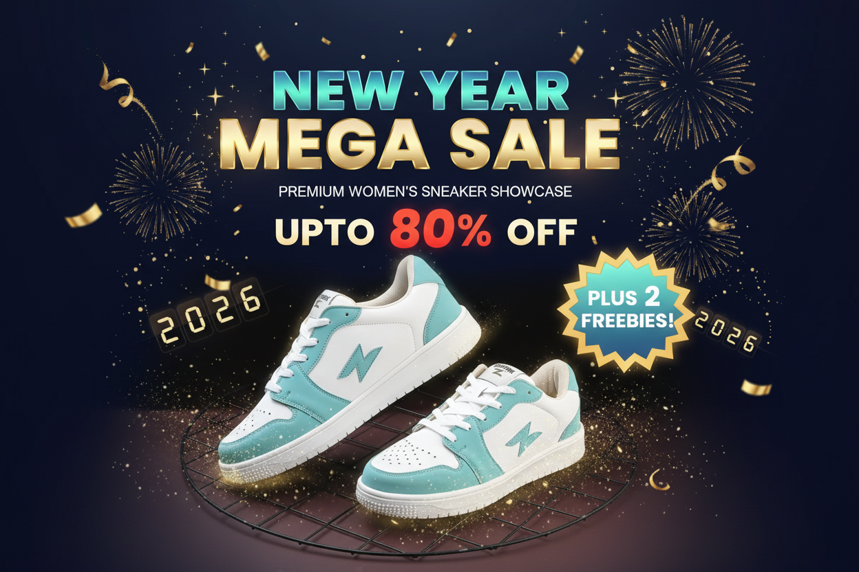 New Year Mega Sale Banner - Zontrek Jazz Women